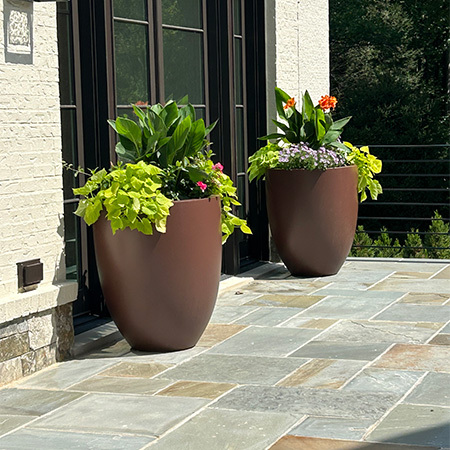 Luxury residential planters offering commercial grade performance for the home