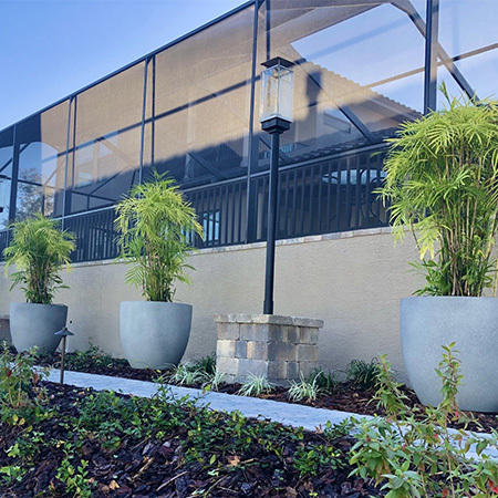 Outdoor weather resistant planters for demanding commercial landscapes