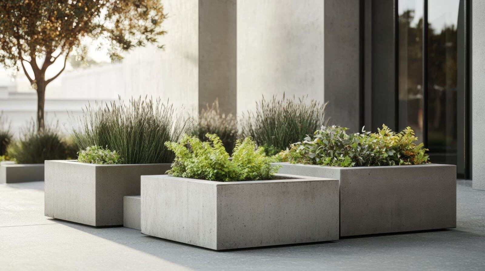 concrete planter