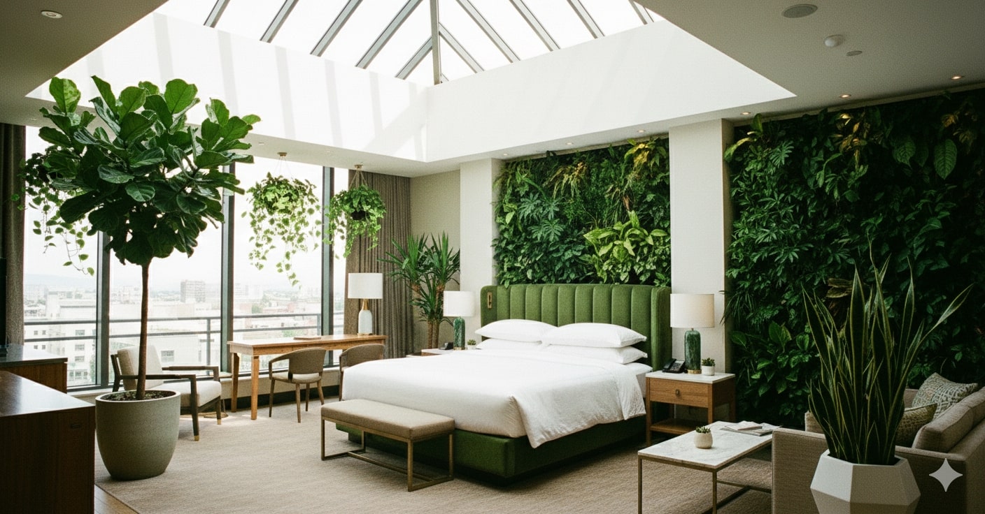 Decorating Hotel Rooms: Top 3 Benefits of Indoor Plants - Pots Planters ...