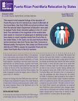 Puerto Rican Post-Maria Relocation By States