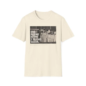 "Con mucho ritmo y mucho sazón" Vintage Archival Image T-shirt