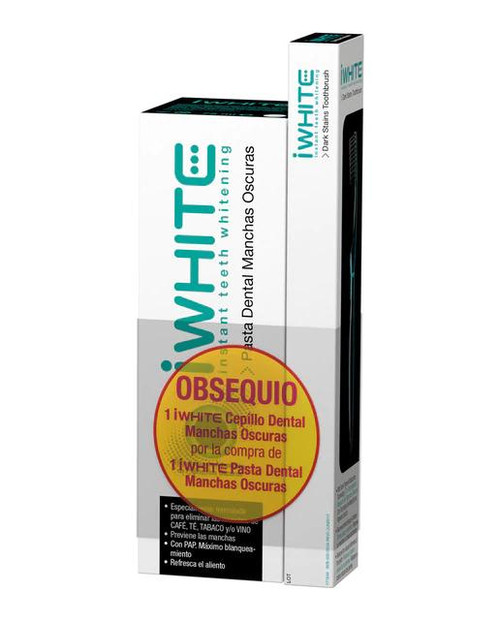 Dúo pasta dental manchas oscuras iwhite