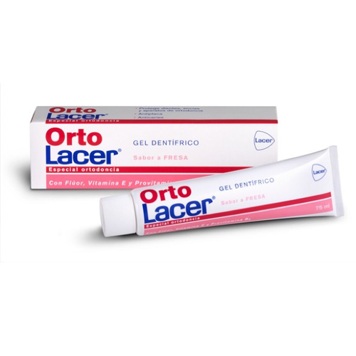 Lacer orto gel dentífrico fresa 75 mL