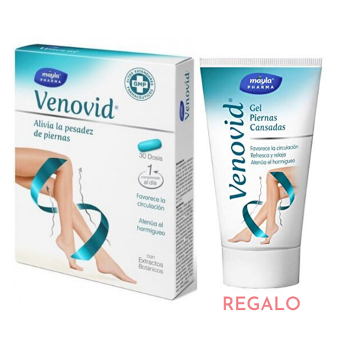 Venovid 60 comprimidos + gel piernas cansadas 150 mL regalo