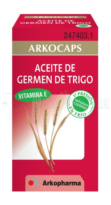 Arkocápsulas aceite de germen de trigo. 50 cápsulas