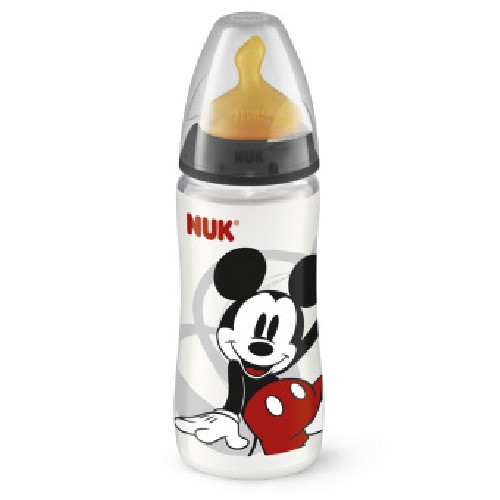Biberón 0 first choice polipropileno látex - nuk first choice (300 mL disney mickey 0-6 m)