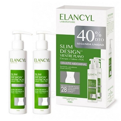 Elancyl duo cellu slim vientre plano (150 mL x 2 unidades)