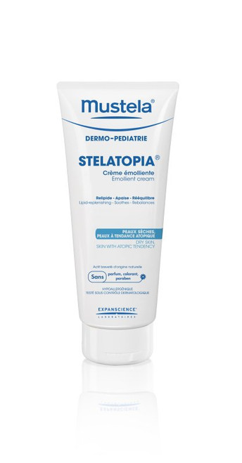 Mustela dermo-pediatría stelatopia crema emoliente. tubo de 200 mL