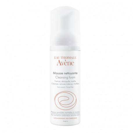 Avene espuma limpiadora matificante