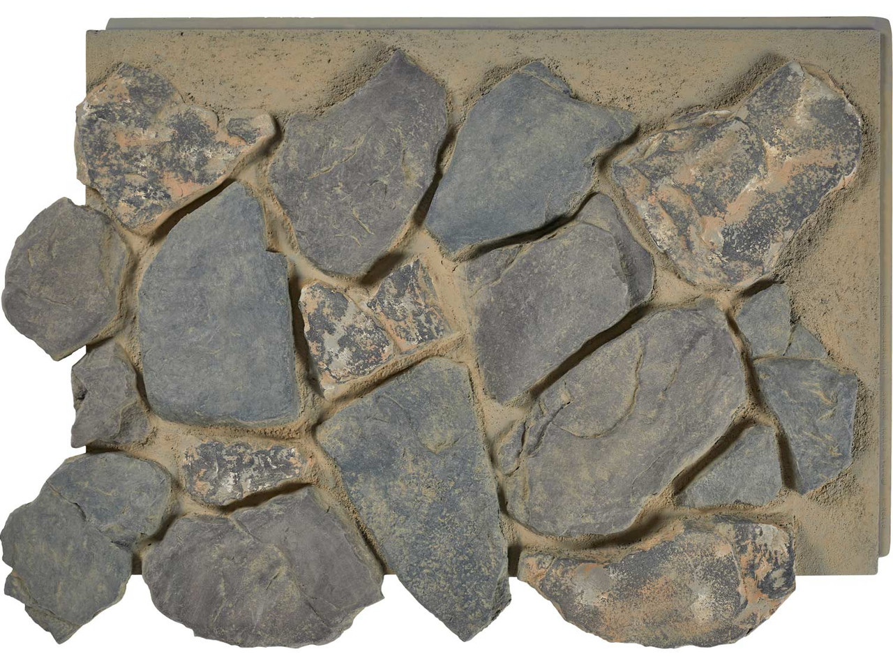 Sardis Fieldstone Faux Stone Wall Panel - Tall