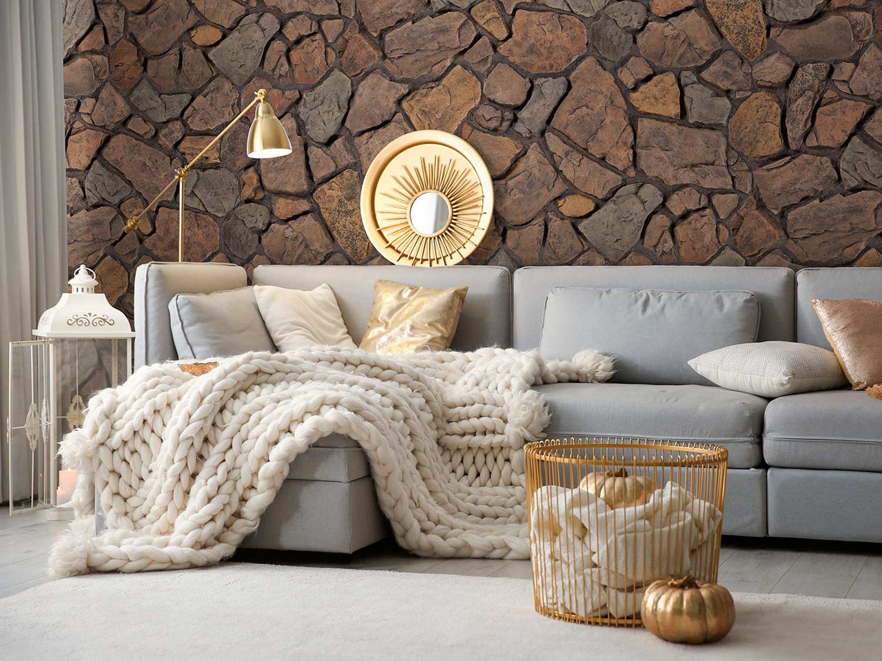Sardis Fieldstone Interlocking Right Endcap