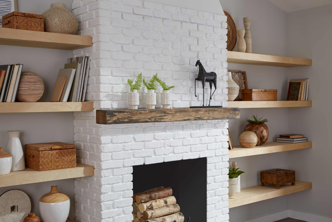 Rustic Faux Brick Wall Panel