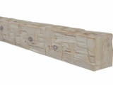 Heavy Hand Hewn Natural Wood Mantel