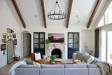 How to Transform Your Living Room with Faux Wood Beams