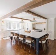 How To Integrate Ceiling Beams Into Your Kitchen: 10 Ideas
