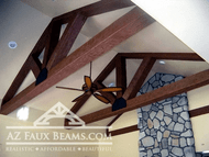 Faux Wood Beams For Vaulted Ceilings