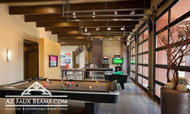 Using Faux Wood Beams in Commercial Design Using Faux Wood Beams in Commercial Design