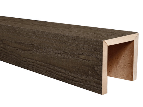 Saw Cut Faux Wood Beam from AZ Faux Beams in the shade Burnished, a walnut brown