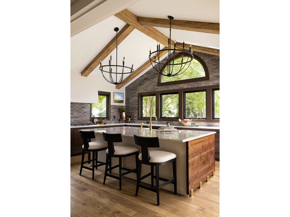 Old Barn Beams in Sable