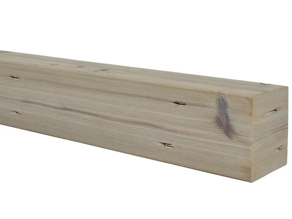 Barnboard Natural Wood Mantel