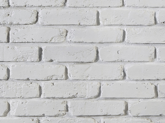 Closeup of Rustic Faux Brick Wall Panel