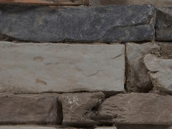 Closeup of Sedona Dry Stack Outside Interlocking Corner