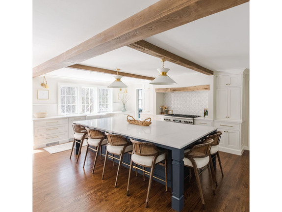 Old Barn Beams in Brunette