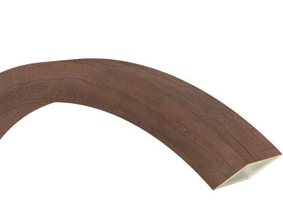 Saw Cut Faux Wood Arched Beam