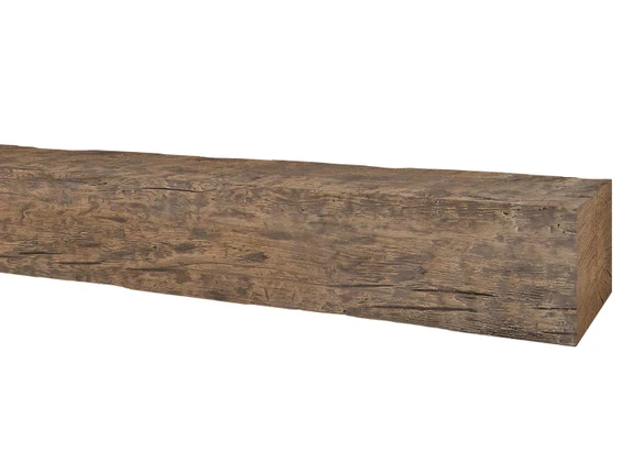 Distressed Wood Texture-Magnolia Faux Wood Mantel, Perfect For Fireplace Mantels