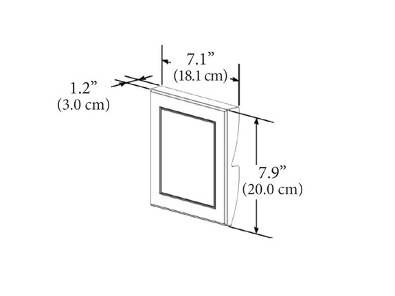 Drawing of NovikBlock Surface Mount Block showing product dimensions