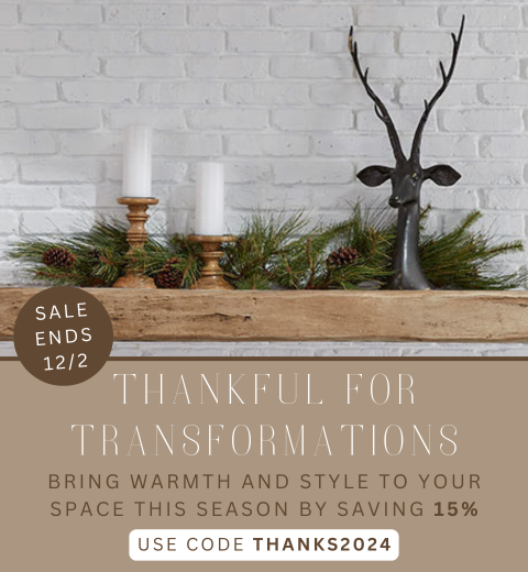 Use code THANKS2024 for 15% off your order