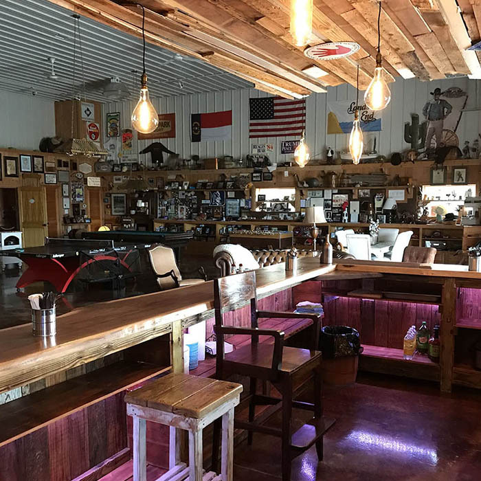 bar area