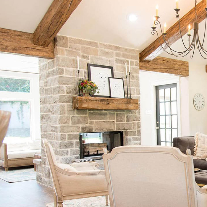 Old Tuscan Mantel Fireplace
