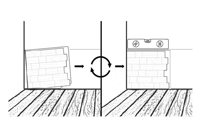 Adhere Panel to Wall