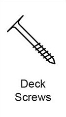 deck screws for installation