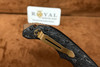 Benchmade 865-02 Mini Bedlam® AXIS® Folding Knife | S90V Scimitar | Marbled Carbon Fiber