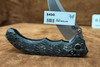 Benchmade 865-02 Mini Bedlam® AXIS® Folding Knife | S90V Scimitar | Marbled Carbon Fiber