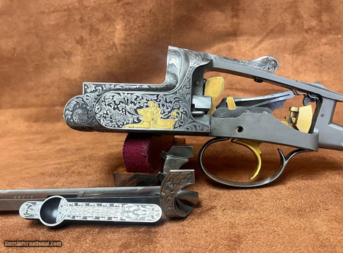 Perazzi MX8 Custom SCO Gold Receiver By MAX GOBBI!
