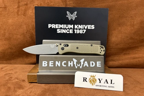 Benchmade 535GRY-1 Bugout® AXIS® Folding Knife | S30V Drop-Point | Ranger Green Grivory®