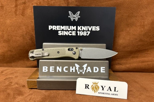 Benchmade 535GRY-1 Bugout® AXIS® Folding Knife | S30V Drop-Point | Ranger Green Grivory®