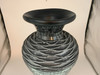 Zorigs Floor Vase, 24 Inch Mosaic Vase – Tall Cylinder Made of Terracotta with Grey and Black Glass Mosaic Pieces – Handcrafted Decorative Home Décor Accent Piece for Bedroom, Living Room, Office