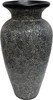 Zorigs Floor Vase, 24 Inch Mosaic Vase – Tall Cylinder Made of Terracotta with Grey Glass Mosaic Pieces – Handcrafted Decorative Home Décor Accent Piece for Bedroom, Living Room, Office