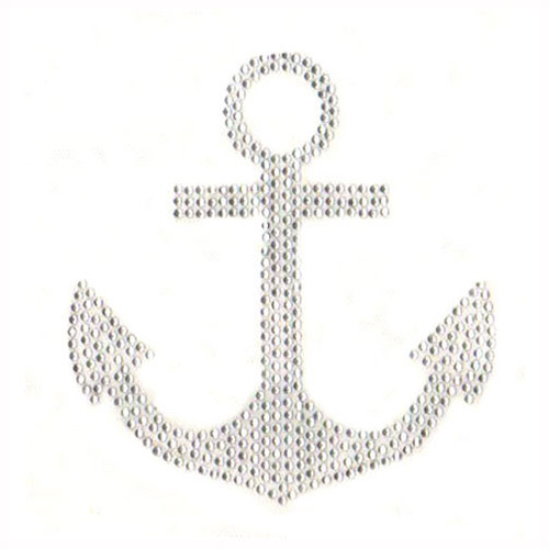 Medium All Clear Anchor Iron-On Design (S2467-CLR).