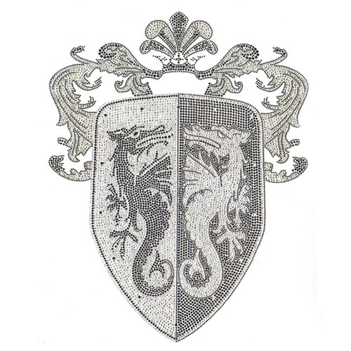 Dragon Coat of Arms Iron-On Design (S5282).