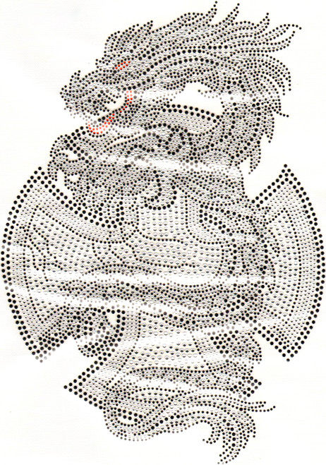 Celtic Dragon Iron-On Design (S3195).
