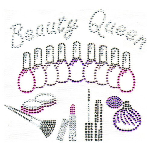 "Beauty Queen" Set Iron-On Design (S6524).