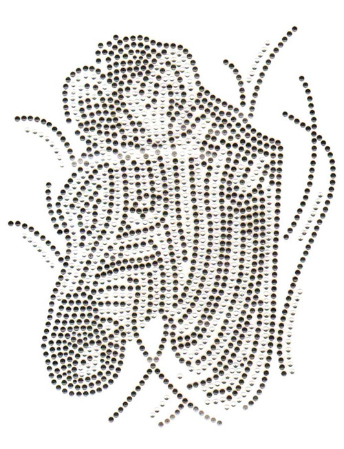 Zebra Profile Headshot Large Iron On Design