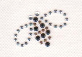 Single Black & Gold Bumblebee, with Silver wings and Clear eyes.