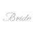 Wedding Bride Bridal Party Rhinestone Iron On Design